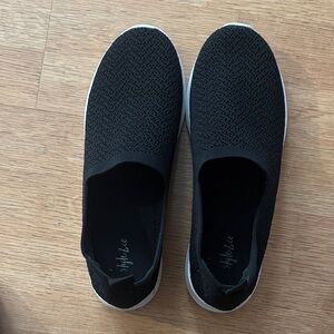Style & Co. Black Knit Slip-On Sneakers